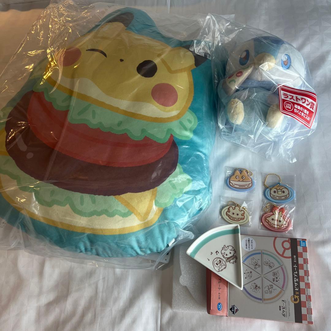 ポケピース 一番くじ D賞 クッション ラストワン賞 ポッチャマ その他計7点 画像ギャラリー No.002 | 「一番くじ ポケピース 〜“PEACE”なダイナー