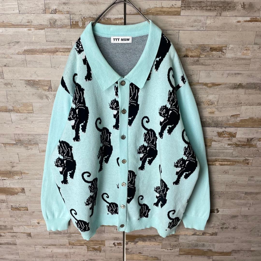 TTT MSW 21AW Panther Knit Cardigan パンサー - メルカリ