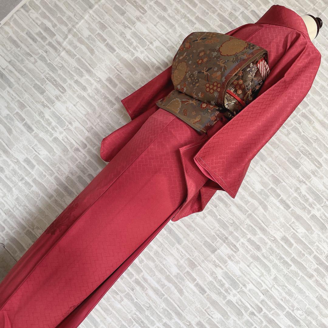 訪問着 フルセット 桧垣地紋 花丸紋 艶やか 着物 付け下げ I6 - メルカリ