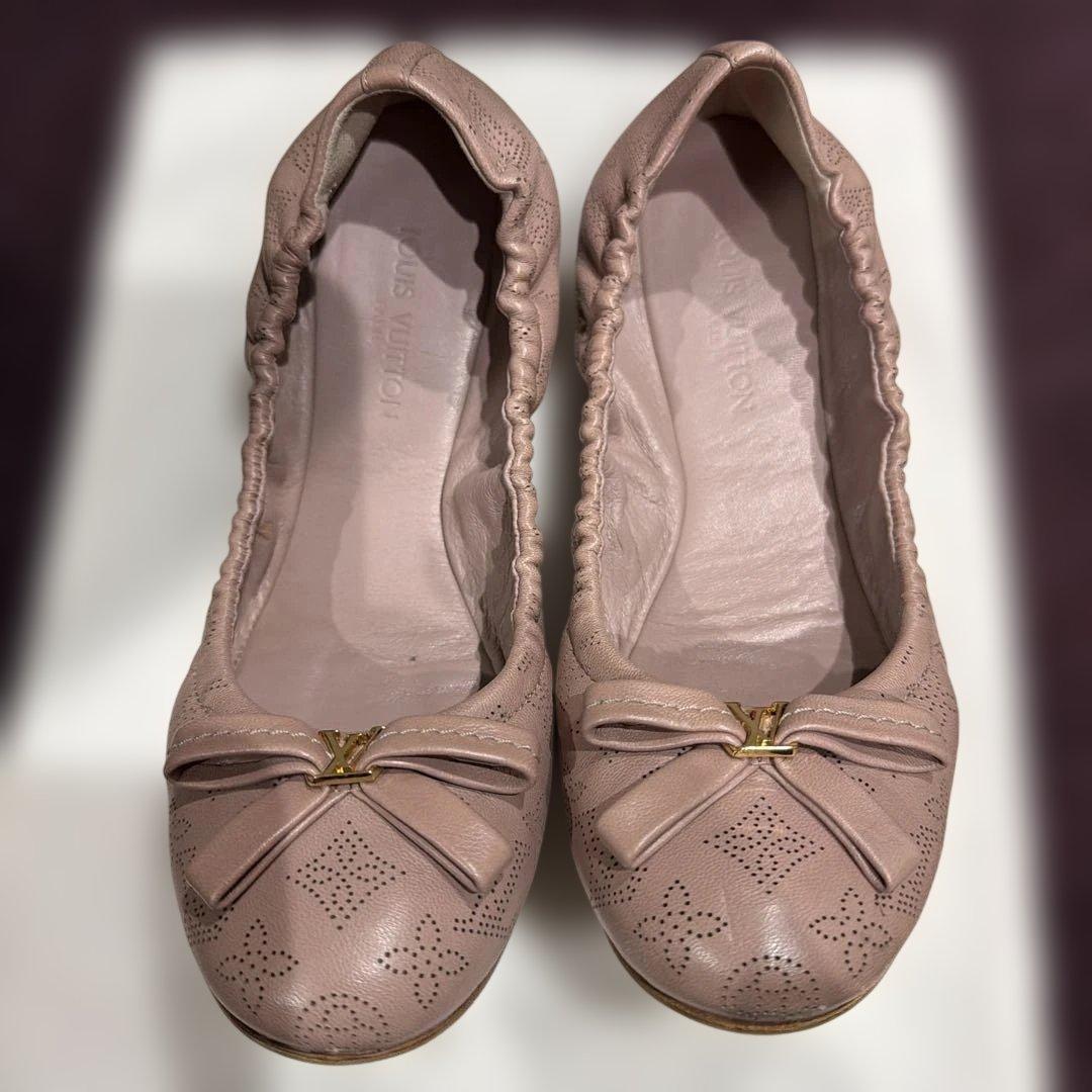 フ*ん様 Louis Vuitton リボン付きフラットシューズ 楽天市場】ルイヴィトン フラットシューズの通販