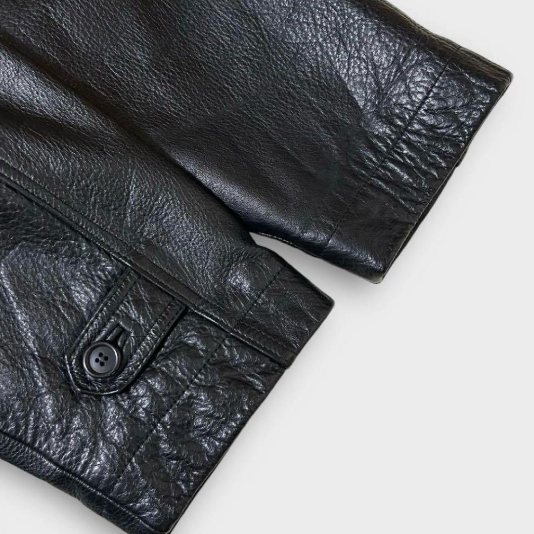 90's vintage カーコート (L) 本革 牛革 雰囲気抜群 常田 - メルカリ