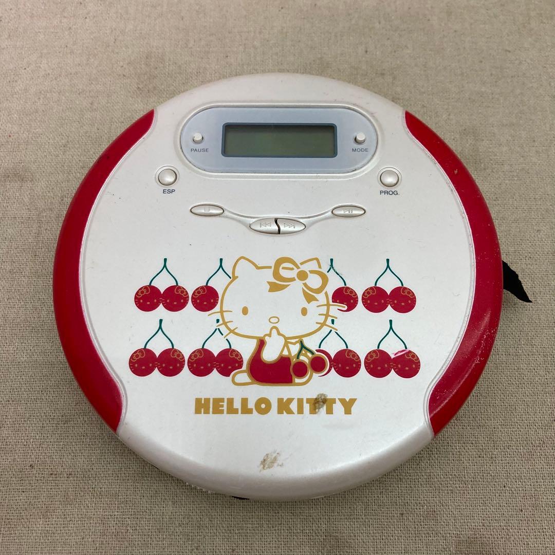 レトロ】ハローキティ ポータブルCDプレイヤー Hello Kitty レア