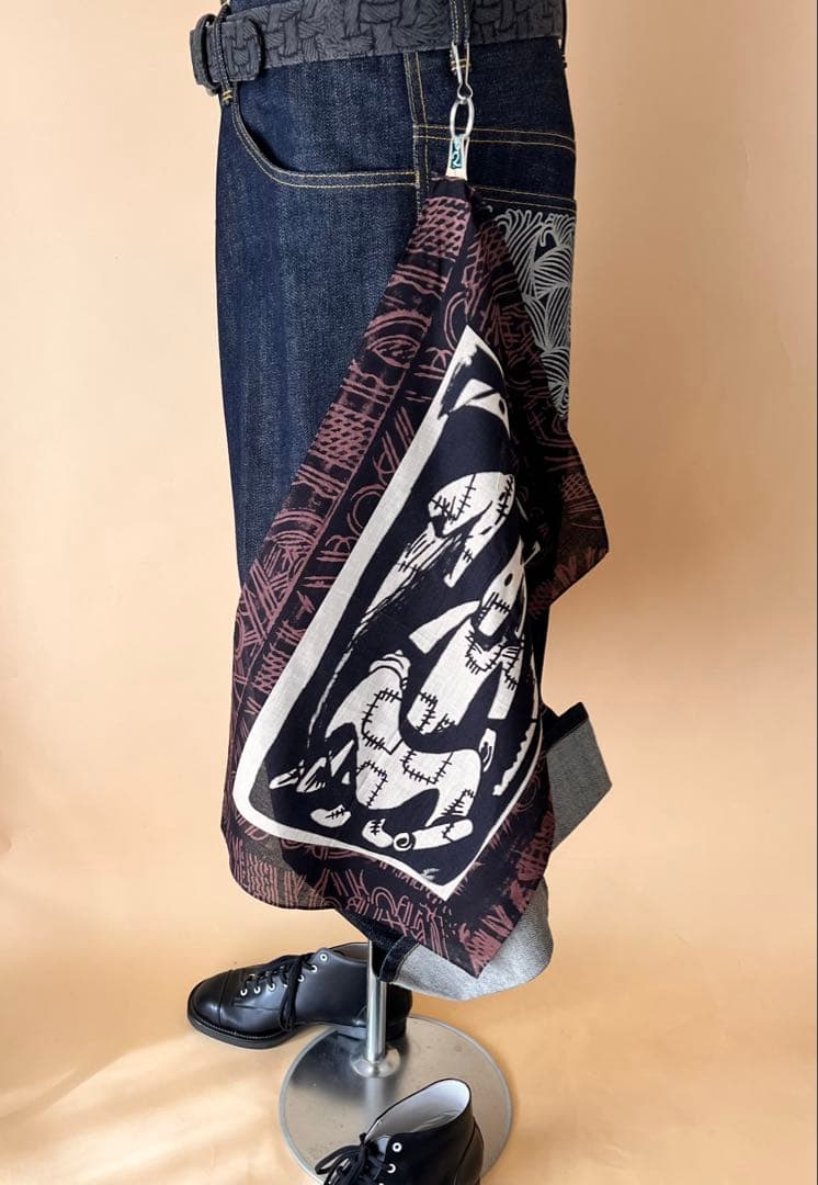 Nemeth ネメス:滲み抜染&着抜プリントバンダナ:ベルトループ装着可:美品 Nemeth/ネメス】よりGabardine Print Embroidery Rope JACKETのご紹介