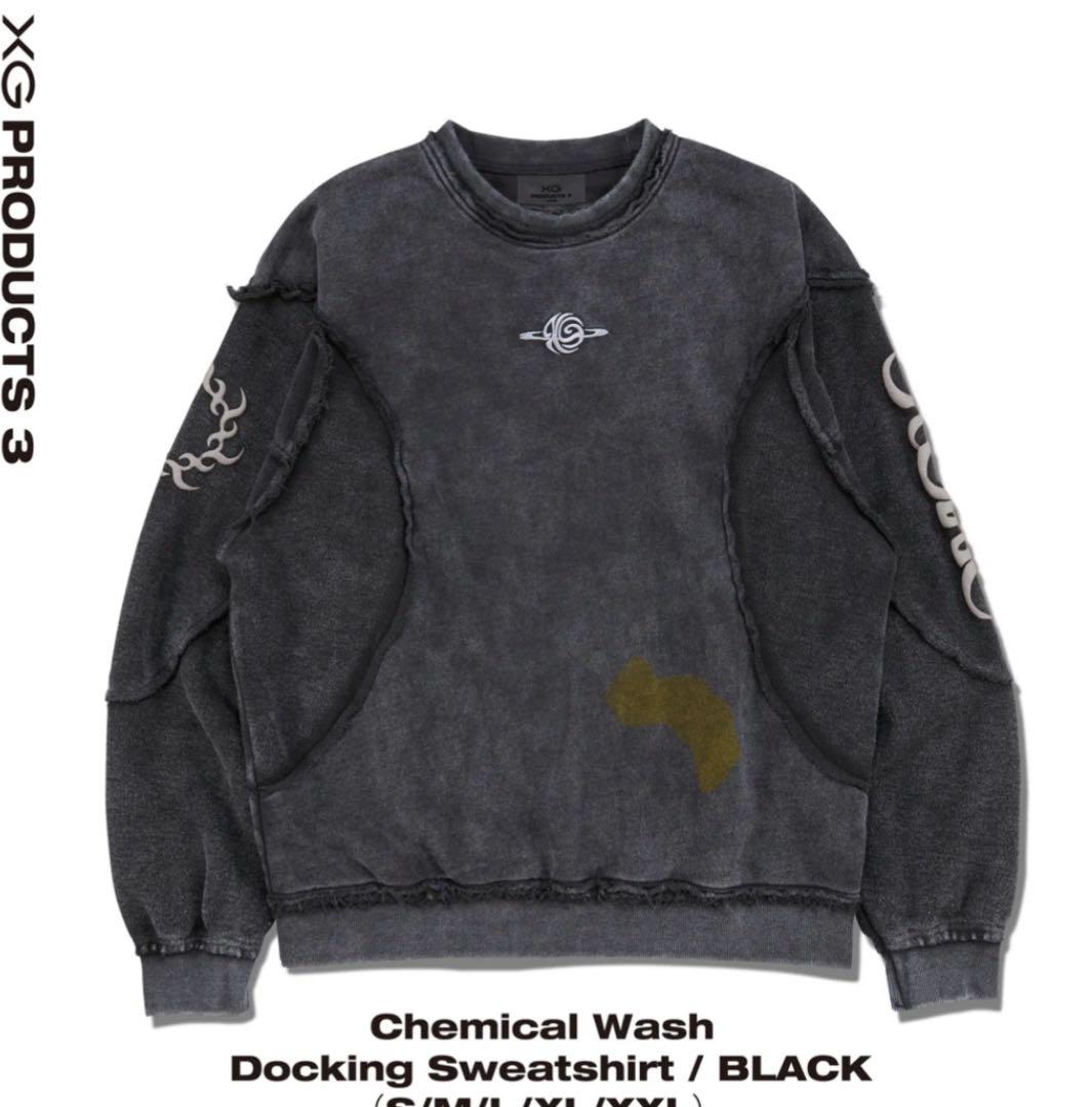 XG chemical wash docking sweatshirt - メルカリ