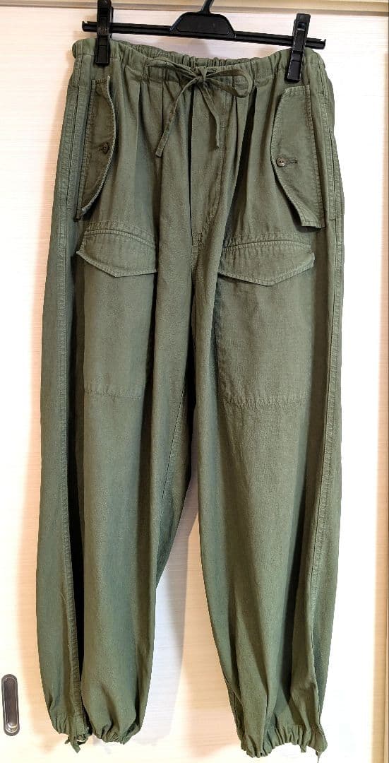 2024SS TICCA カーキカーゴパンツ