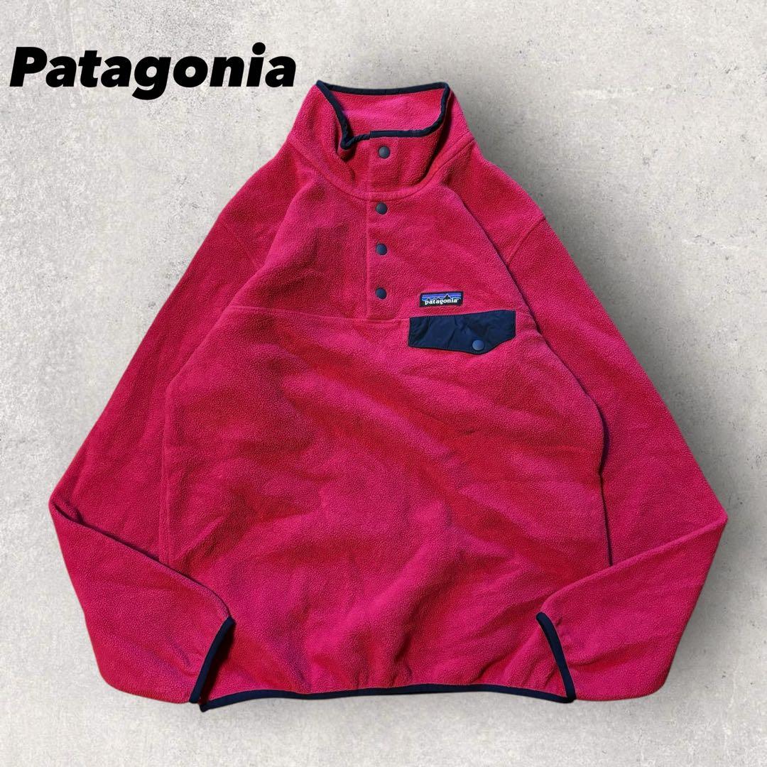 パタゴニア】シンチラスナップT フリース ピンク S 美品 d - メルカリ