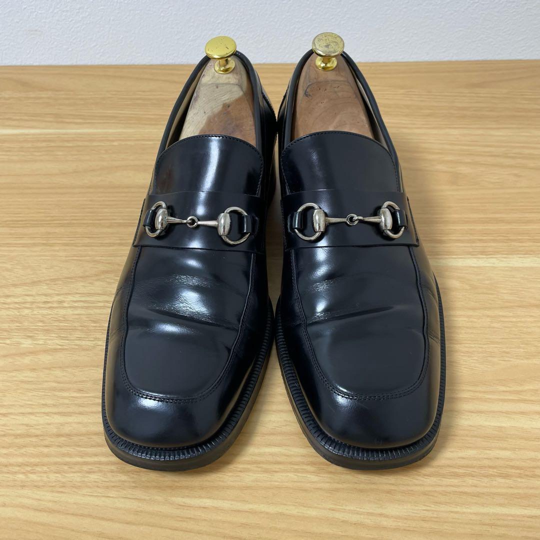 グッチ　ホースビットローファー　レザー　ブラック 43.5