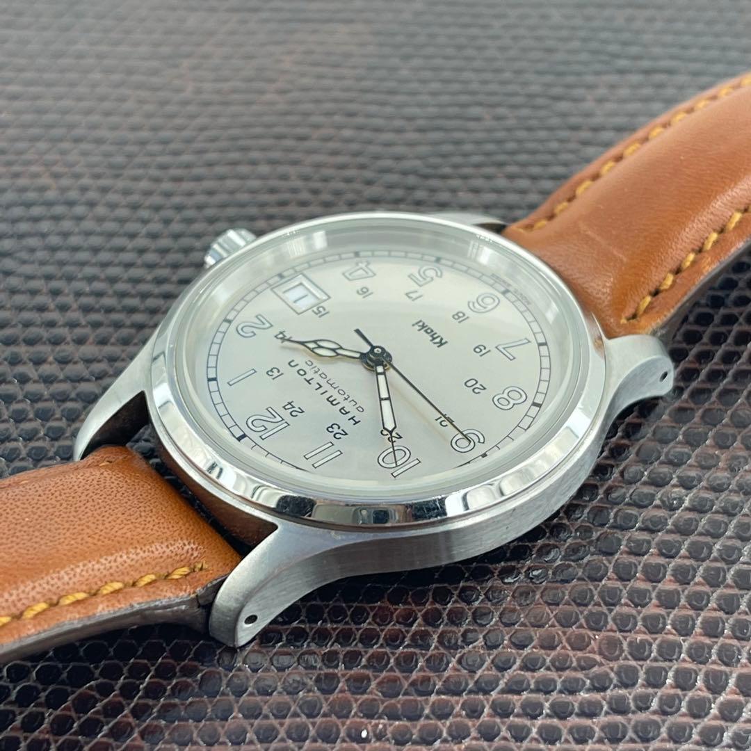 良品】ハミルトン カーキ 9721B 自動巻腕時計 付属品有り - メルカリ