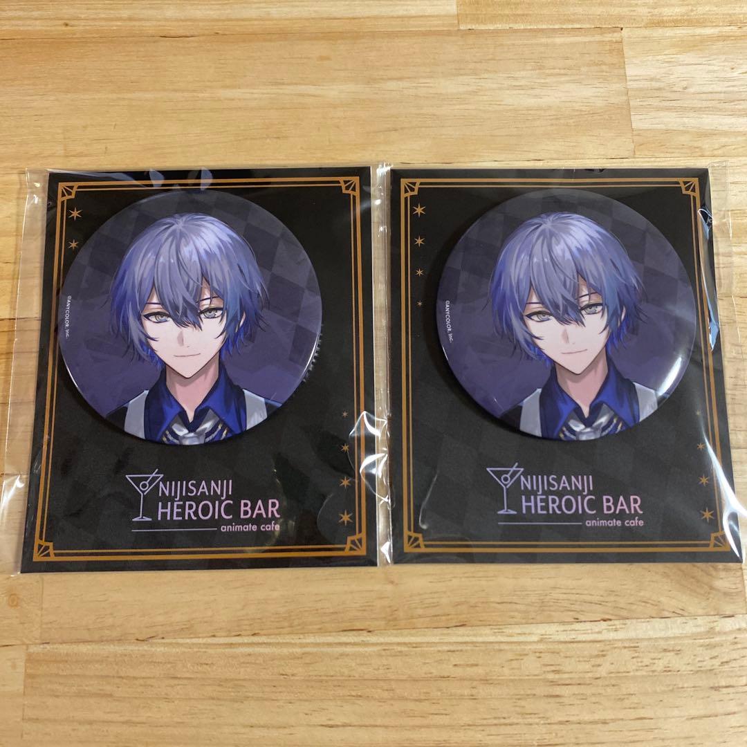 にじさんじ アニメイトカフェ 缶バッジ 小柳ロウ 2点 - メルカリ