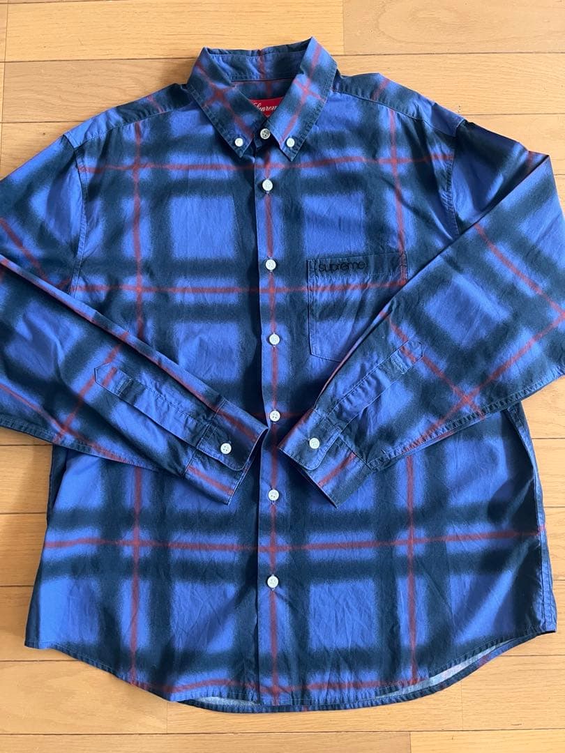 supreme オンブレチェックシャツ - メルカリ