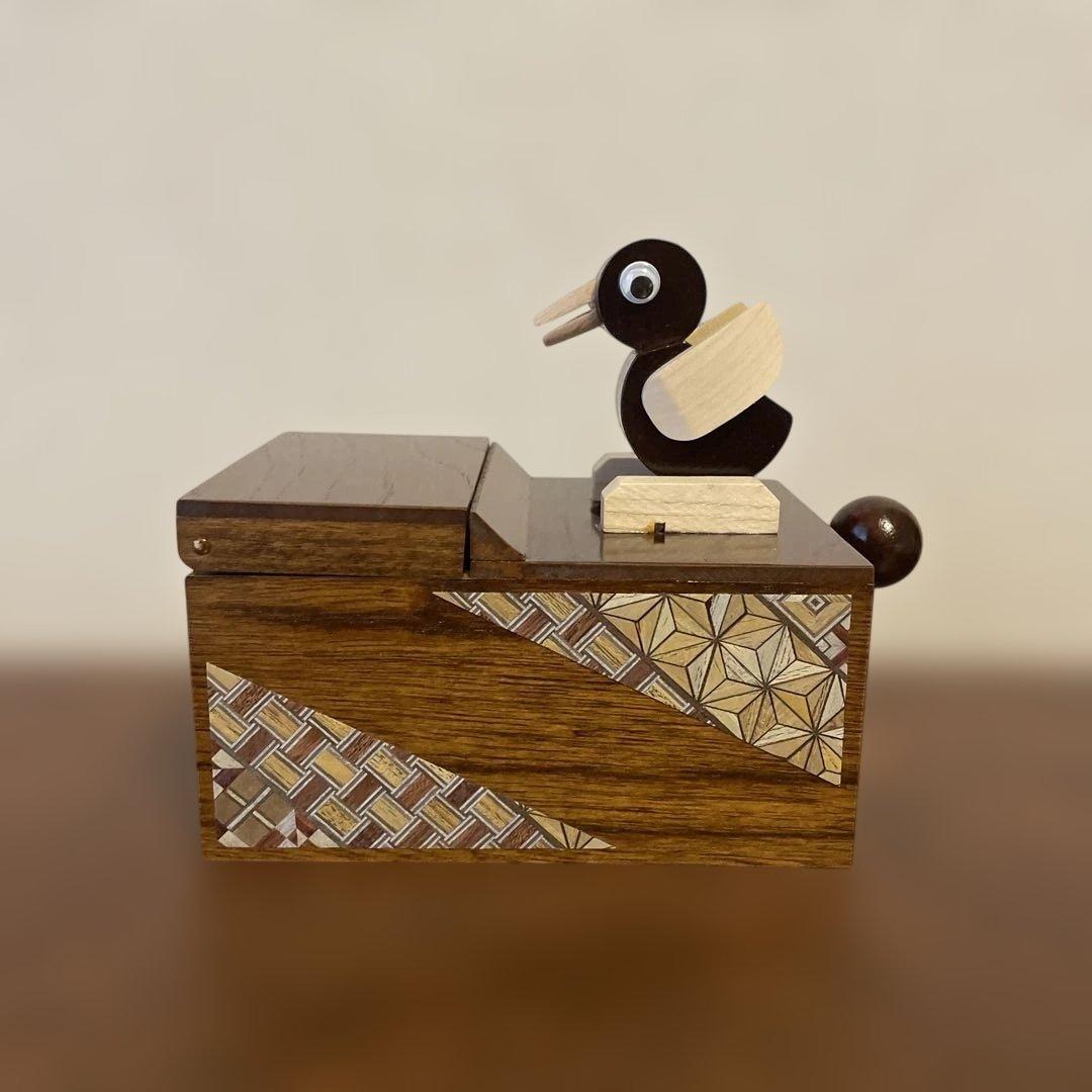 未使用】伝統工芸品 箱根寄木細工 いづみや からくり楊枝とり - メルカリ