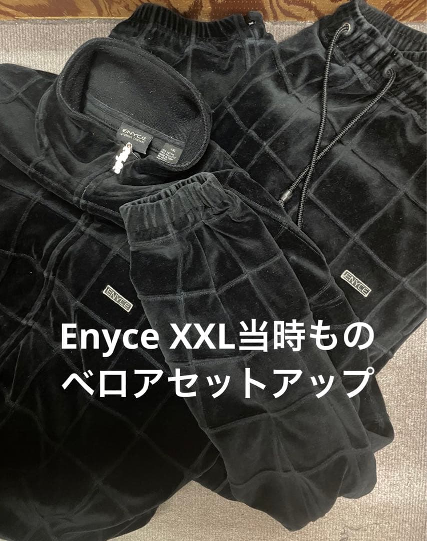 Enyce エニーチェ ベロアセットアップ ベロア セットアップ 当時物 XXL