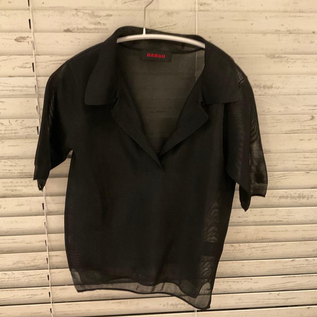 CABaN ナイロンポリエステル ポロスキッパー ブラック