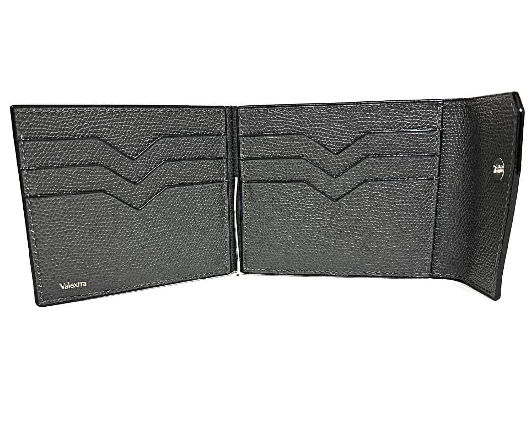 新品同様　ギャラ付き　2025　ヴァレクストラ　グリップ　レザー マネークリップ