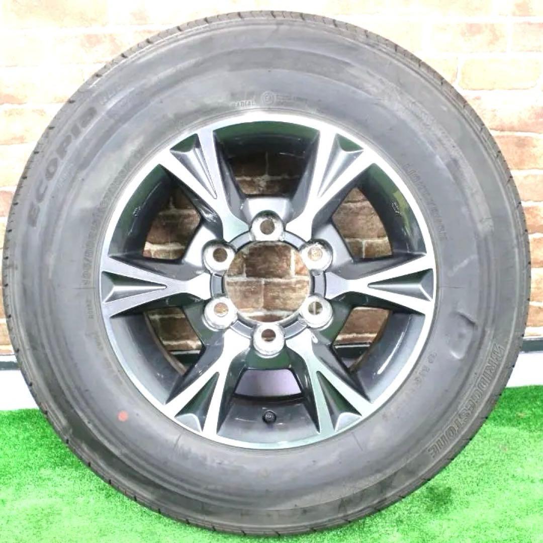 ☆新車外し☆200系ハイエースOPアルミBSエコピアスペア1本⑯