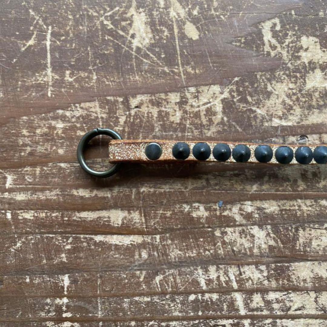 HTC エイチティーシー トゲ スタッズ レザー 4重巻き ブレスレット