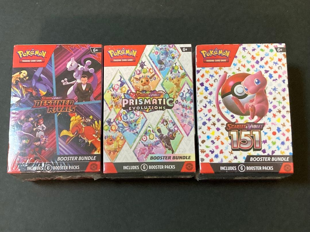 ポケモンカード 英語版 bundle box 未開封 シュリンク付き 3セット