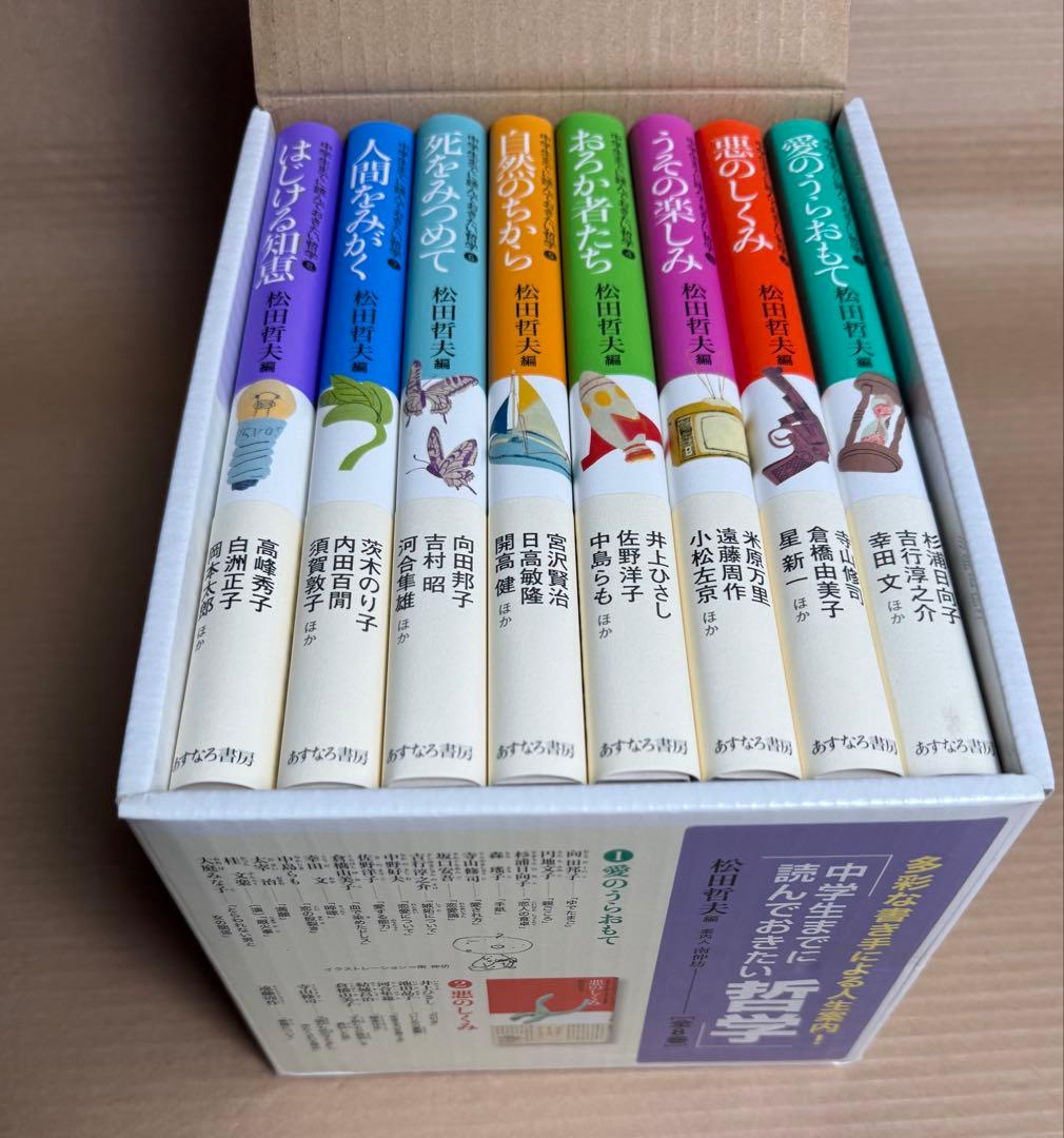 定価15840円 ◉「中学生までに読んでおきたい哲学(全8巻)」◉ ケース