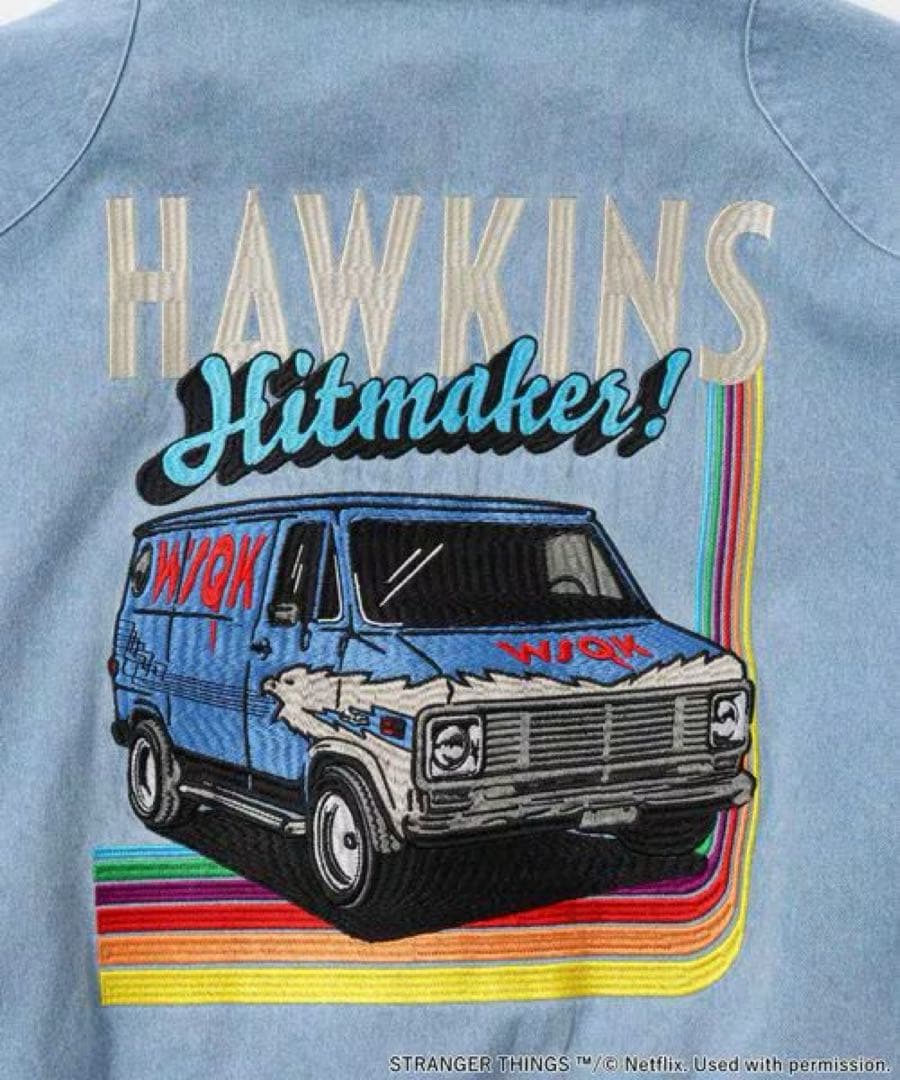 niko and STRANGER THINGS コラボデニムブルゾン M - メルカリ