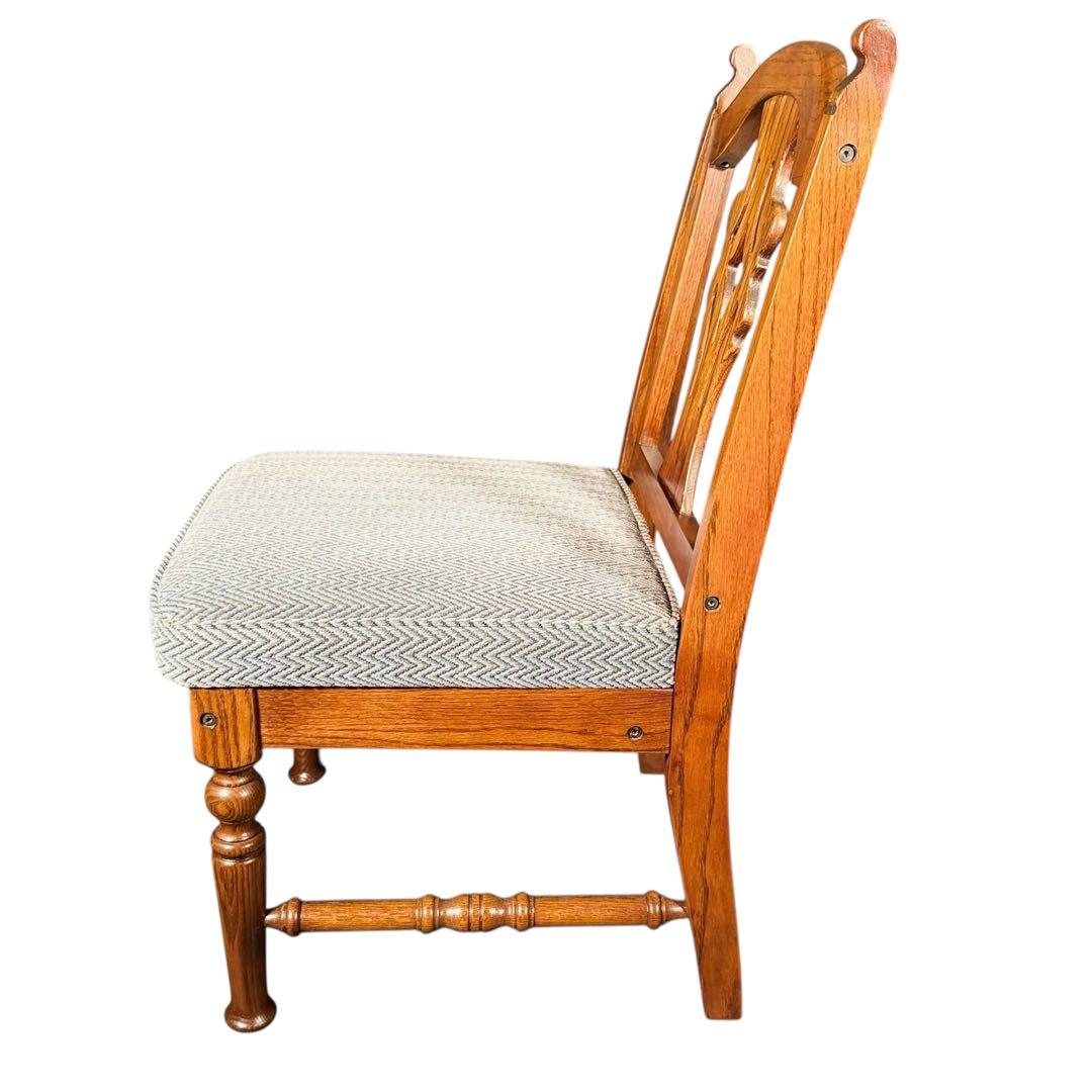 HR802 三越ブルージュ　アームレスチェア　ダイニングチェア