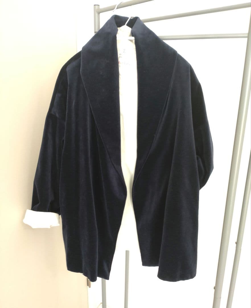 ピン有☆オネット Honnete ショールカラー カーデ ベルベット