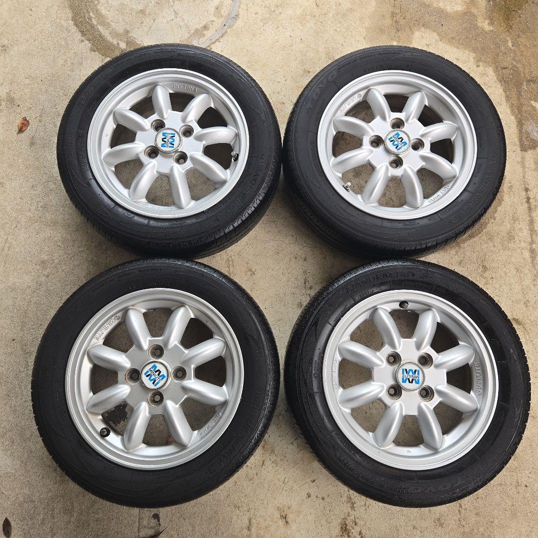 ミニライト　アルミホイールタイヤセット　155/65/14　軽自動車 楽天市場】ミニライト ホイール（リム径（インチ）14）の通販