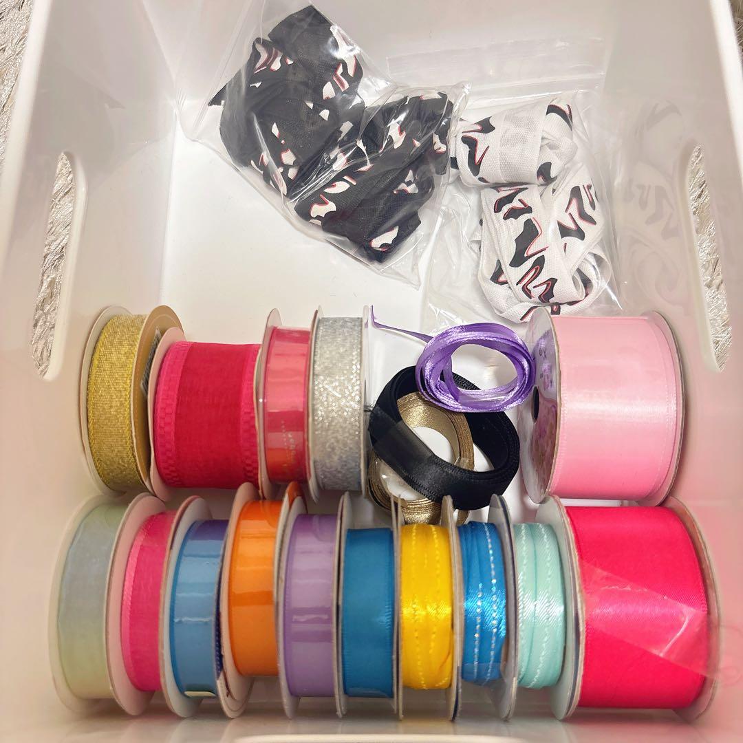 リボン大量まとめ売り ハンドメイド素材 ラッピング資材 手芸材料