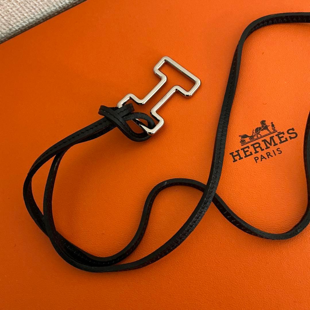 Hermès “Lanière” Noir エルメス ラニエール 黒 Hチャーム