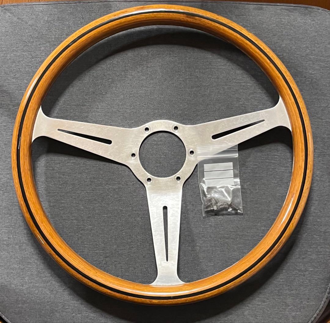 NARDI正規品 ステアリング 36φ CLASSIC ブラックレザー/シルバースポーク（36φ）N131 - NARDI