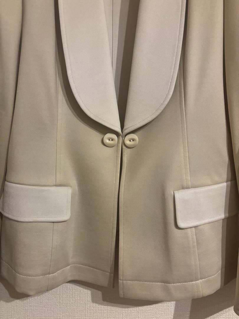 極美品】miss ashida ジャージーへちま襟ジャケット Mサイズ - メルカリ