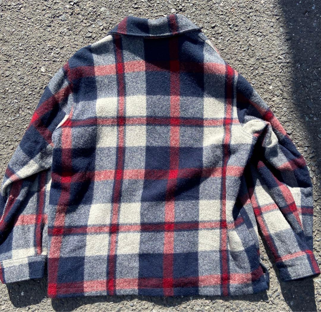 70s Woolrich チェックジャケット ウールリッチ 木村拓哉 ウール
