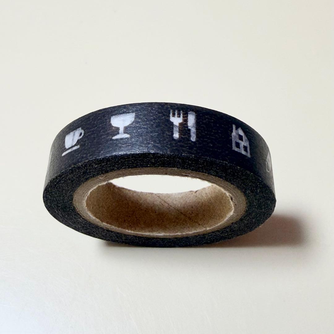 マークス 廃盤マスキングテープ ダイアリー用ベーシック グリーン 茶色