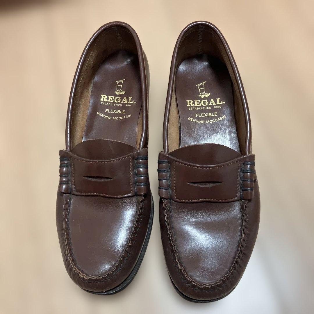 REGAL フレキシブル モカシン ブラウン - メルカリ