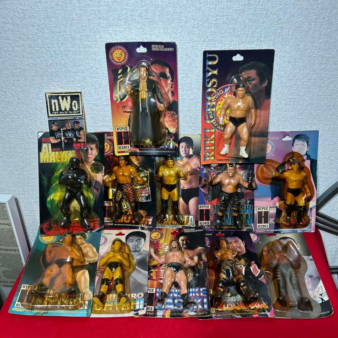 新日本プロレス　フィギュア　蝶野　武藤　長州　天山　ポスカ　チケット　まとめ 新日本プロレス フィギュア 蝶野 武藤 長州 天山 ポスカ チケット