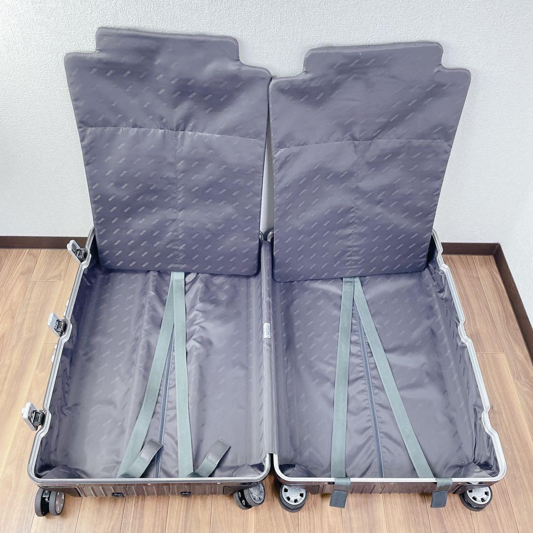 良品】リモワリンボ891.77 ブルー89L 四輪キャリーケース