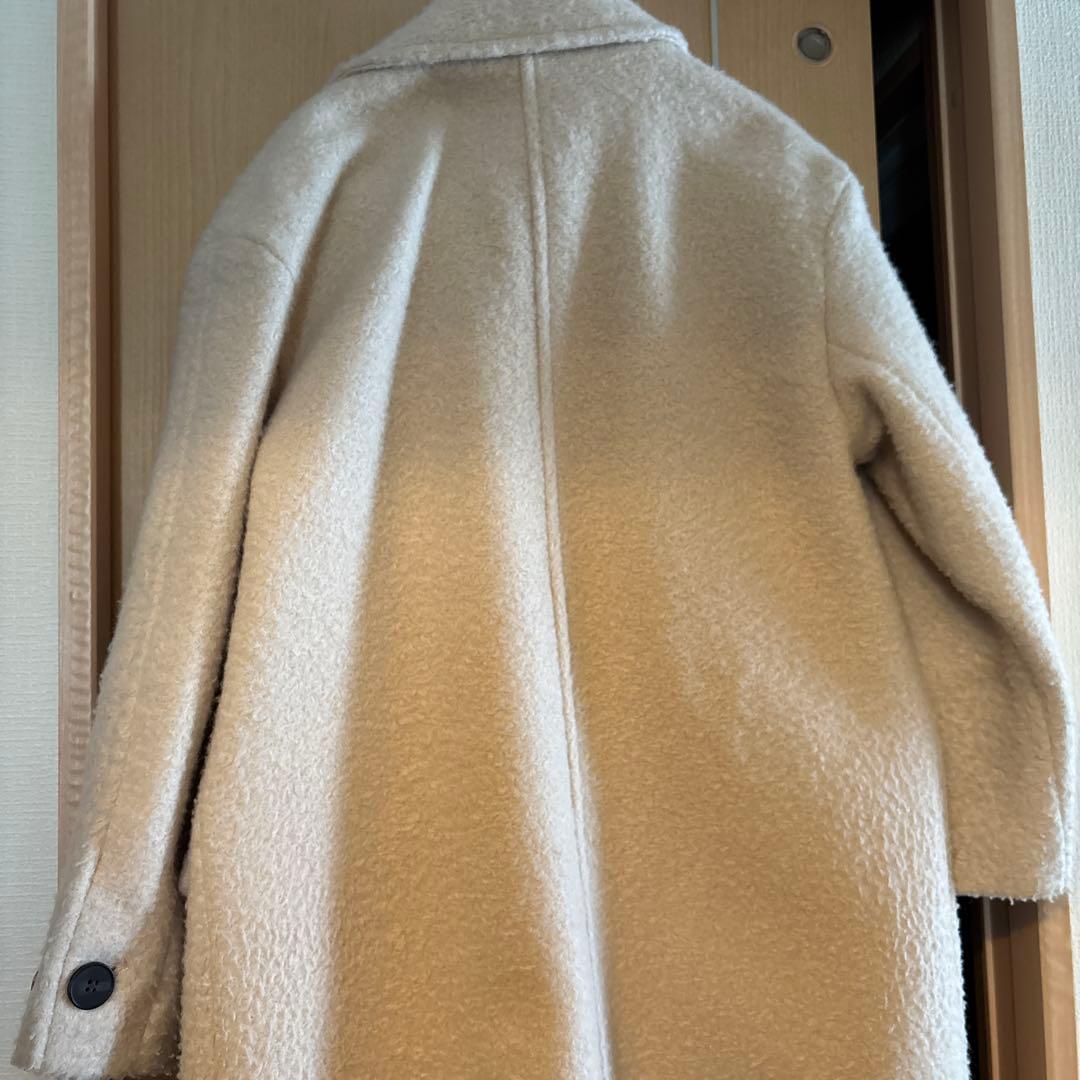 なおさん専用 ZARA ブークレオーバーロングコート Sサイズ クリーム