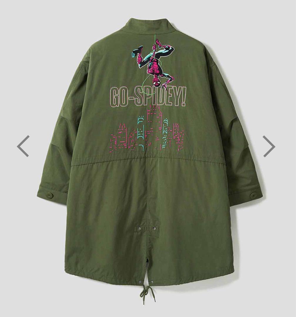 グラニフ スパイダーマン スパイディ VS ヴィラン モッズコート - メルカリ