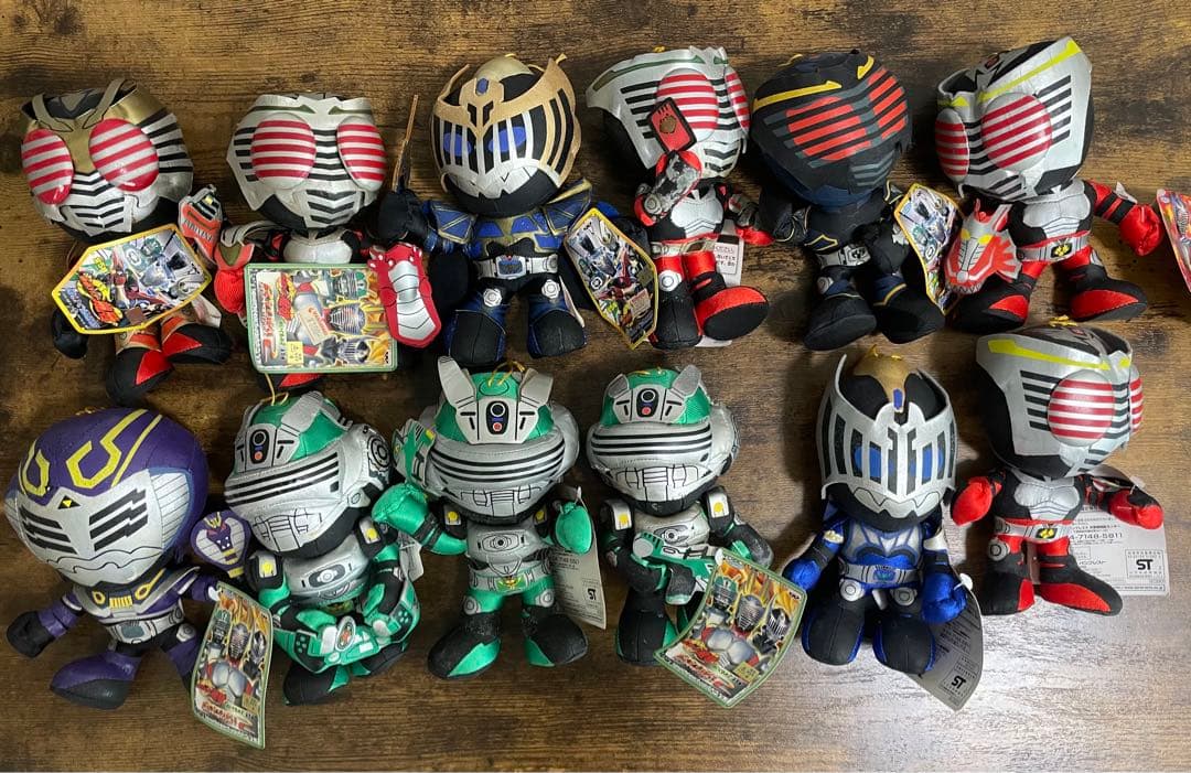 仮面ライダー龍騎　レトロ　ぬいぐるみ 仮面ライダーシリーズ ぬいぐるみ 3点セット 当時物 仮面ライダー龍騎