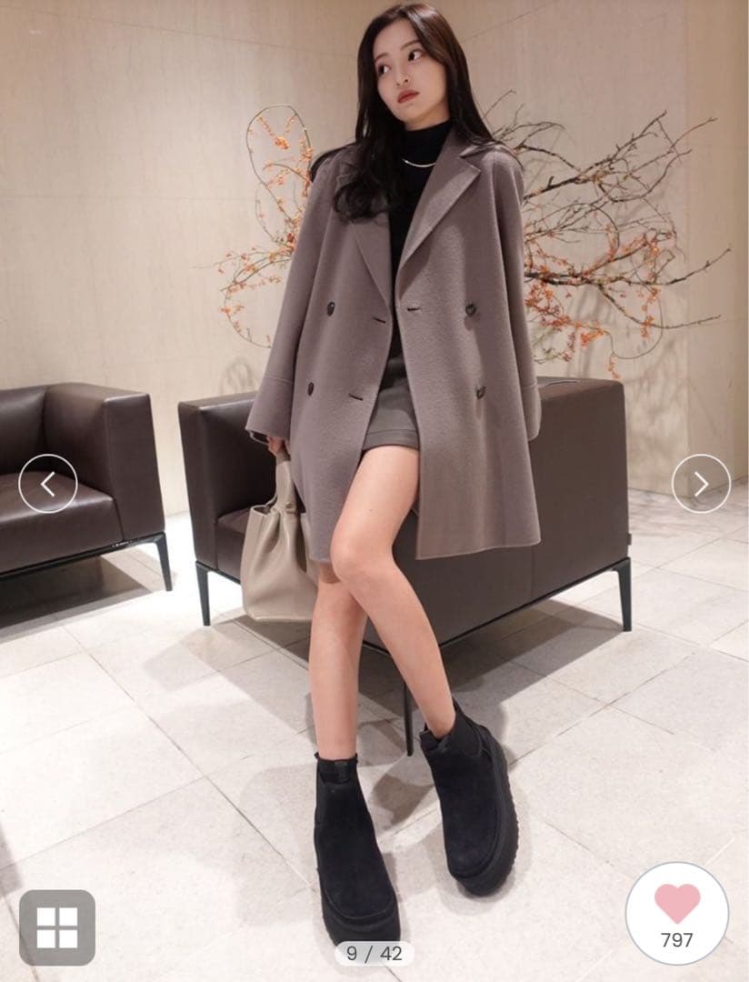 最終値下げ】SNIDEL＊リバーフレアコート❤︎ - メルカリ