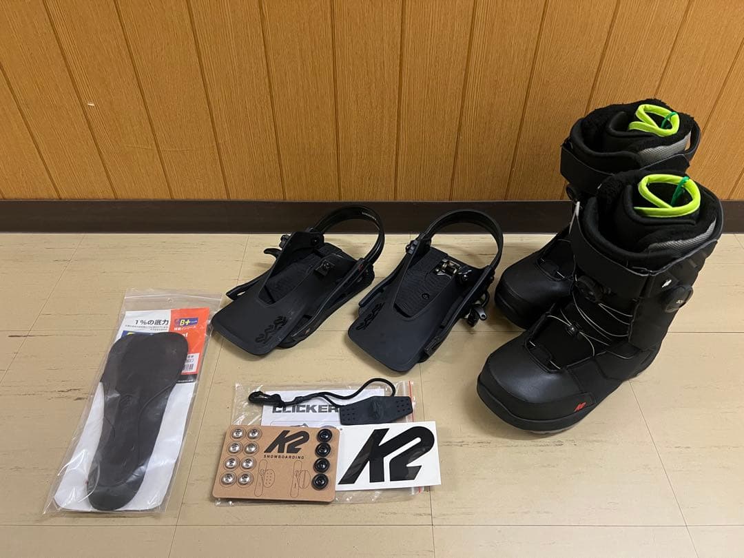 K2 CLICKER XHBスノーボードブーツ・バインディングセット　おまけ付き Amazon | 【2点セット】(ケーツー) K2 スノーボード ブーツ