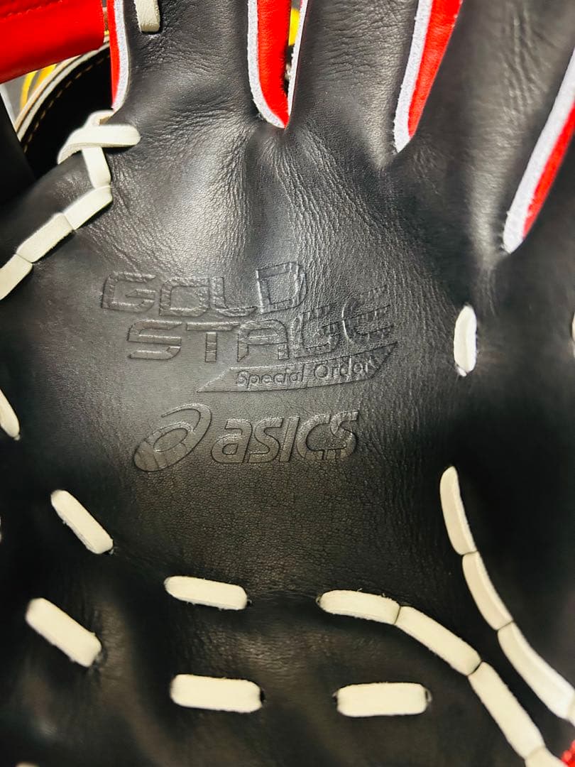 アシックス ゴールドステージ 軟式最上級 オーダー 内野 田中広輔 新品
