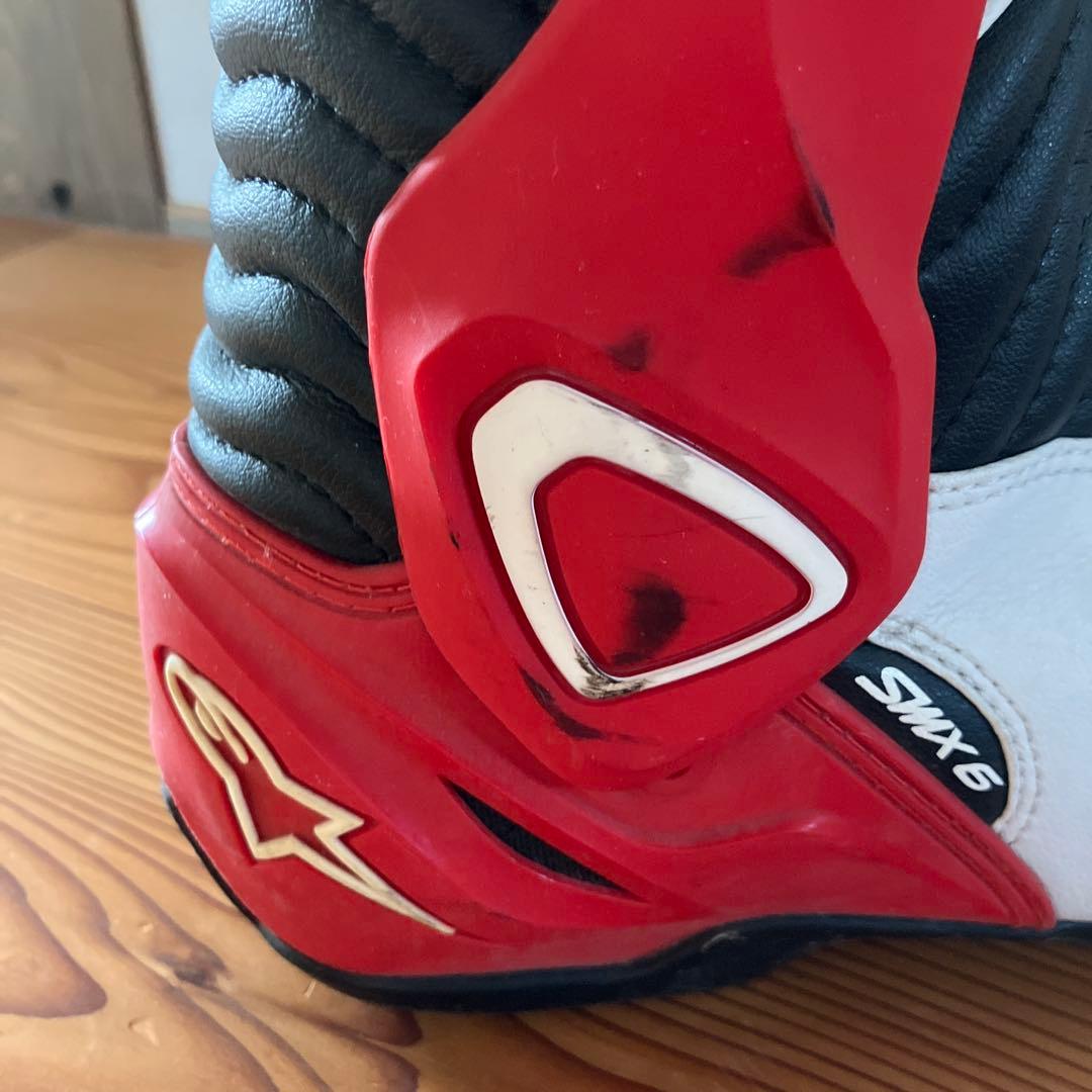 Alpinestars バイクブーツ 26.5cm 赤白黒