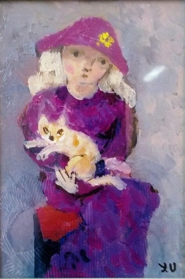 臼井幸彦、油彩画「デボラ」、FSM - メルカリ