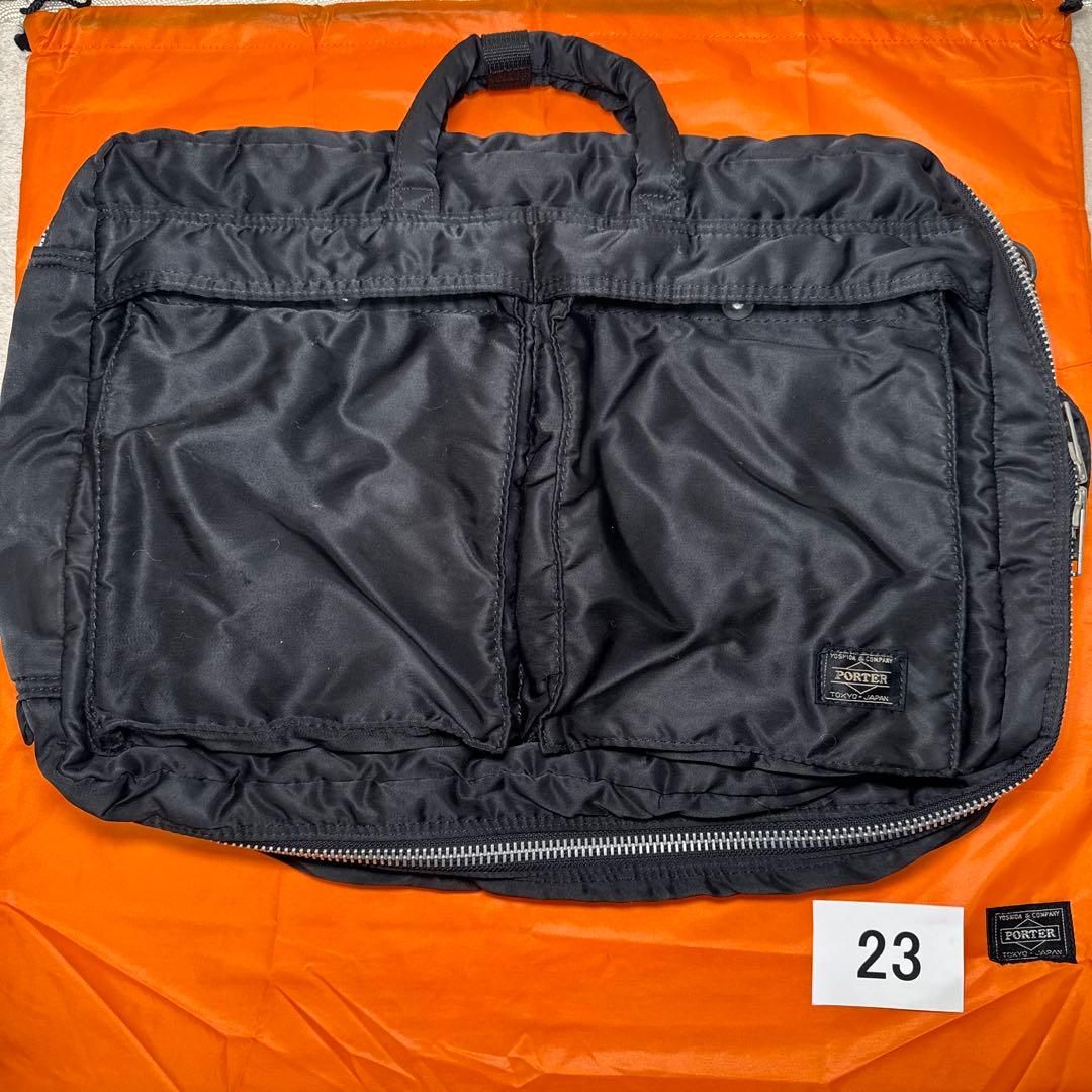 23 ポーター タンカー ビジネスバッグ 3way ブラック - メルカリ