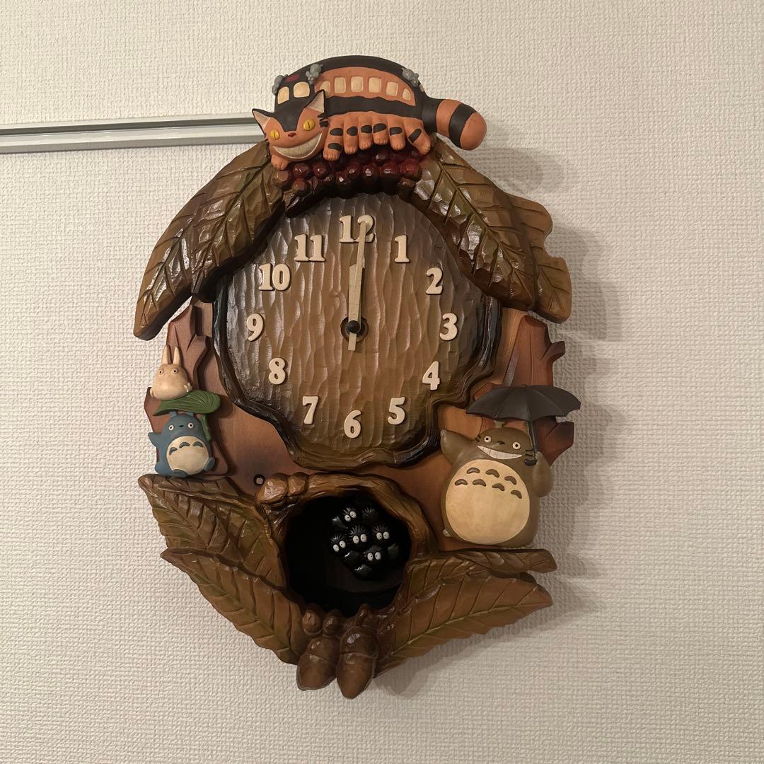 となりのトトロ 振り子時計 掛け時計 - メルカリ