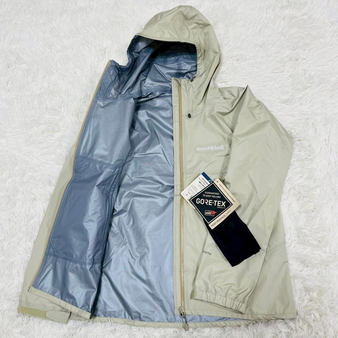 モンベル レイントレッカージャケットWomen's XL タグ付きアイボリー