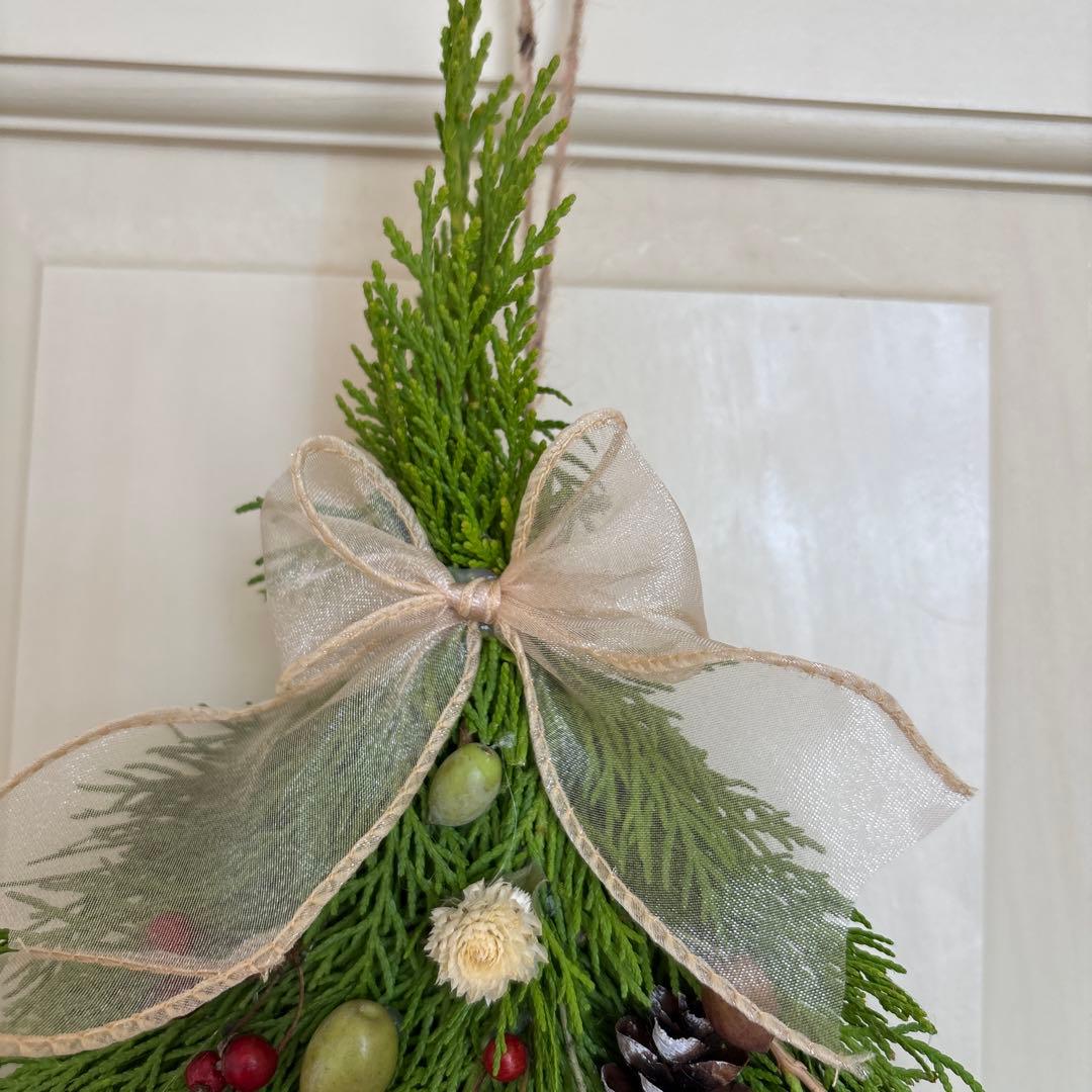 森のクリスマスツリー もみの木スワッグ フレッシュグリーンスワッグ