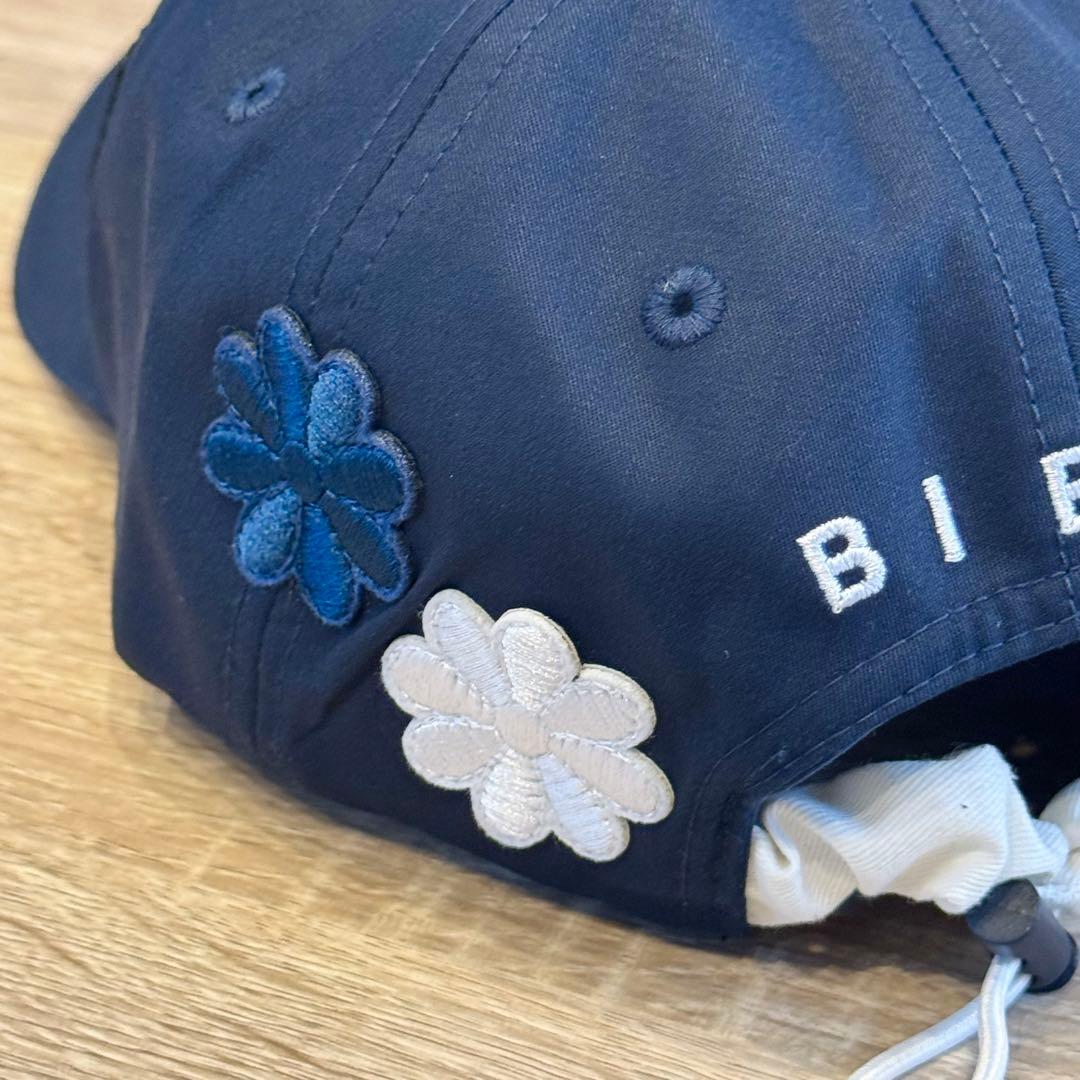 完売品】Bibiy B. CLUB CAP ネイビー フラワー刺繍 キャップ - メルカリ