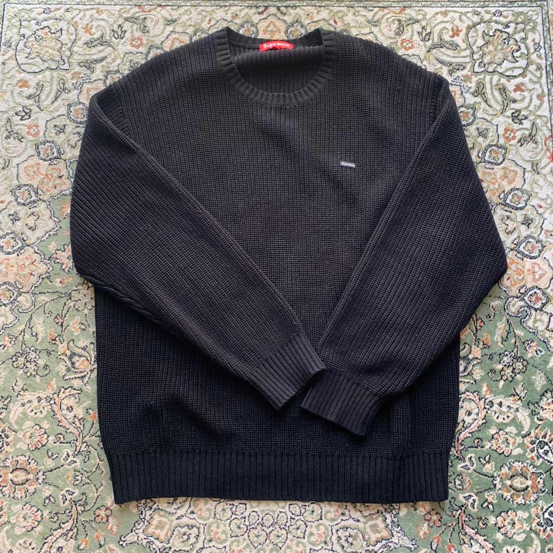 supreme small box logo コットンニット L108940724 - トップス