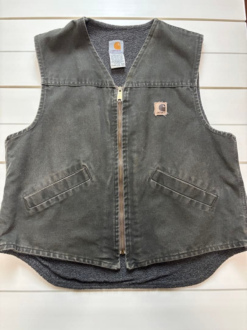 Carhartt ダックベスト メイドインUSA カラーMOS アメリカ製 Carhartt ダックベスト モスグリーン Size (XL) – frgeek